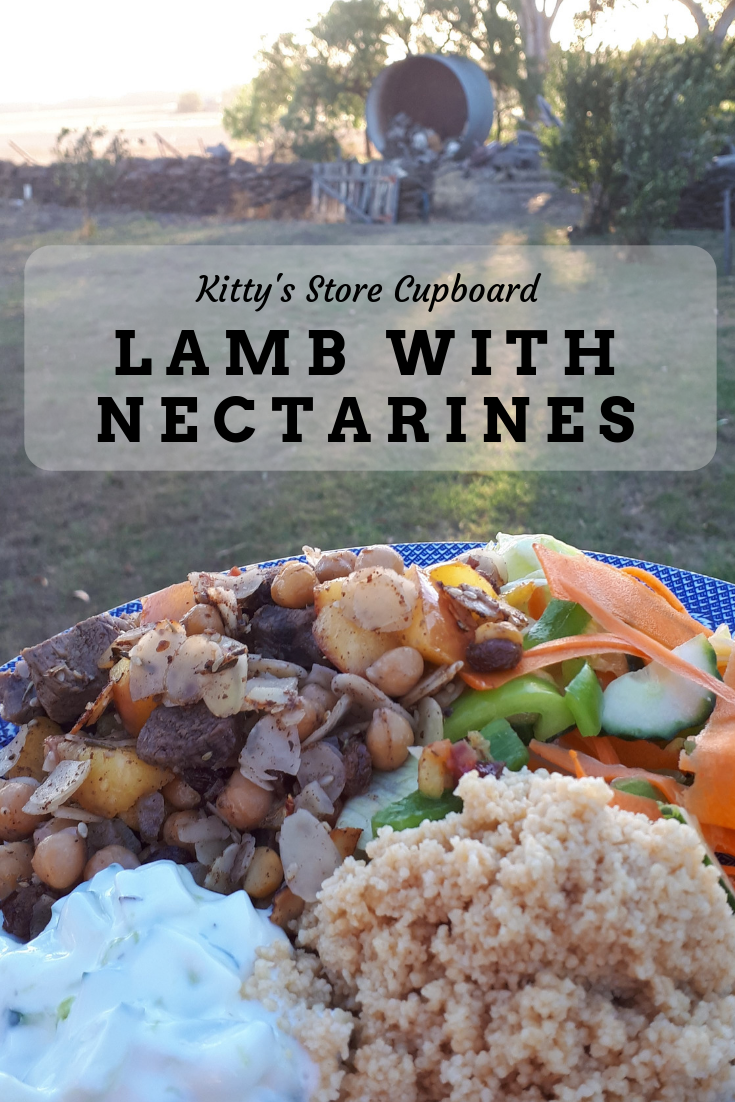lamb with nectarines